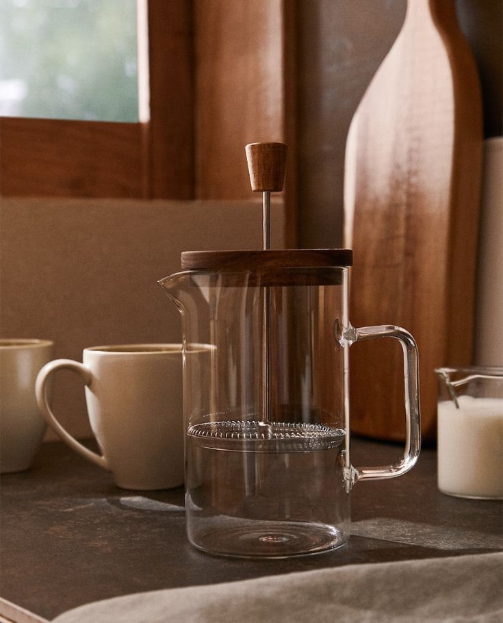 Acacia Wood French Press